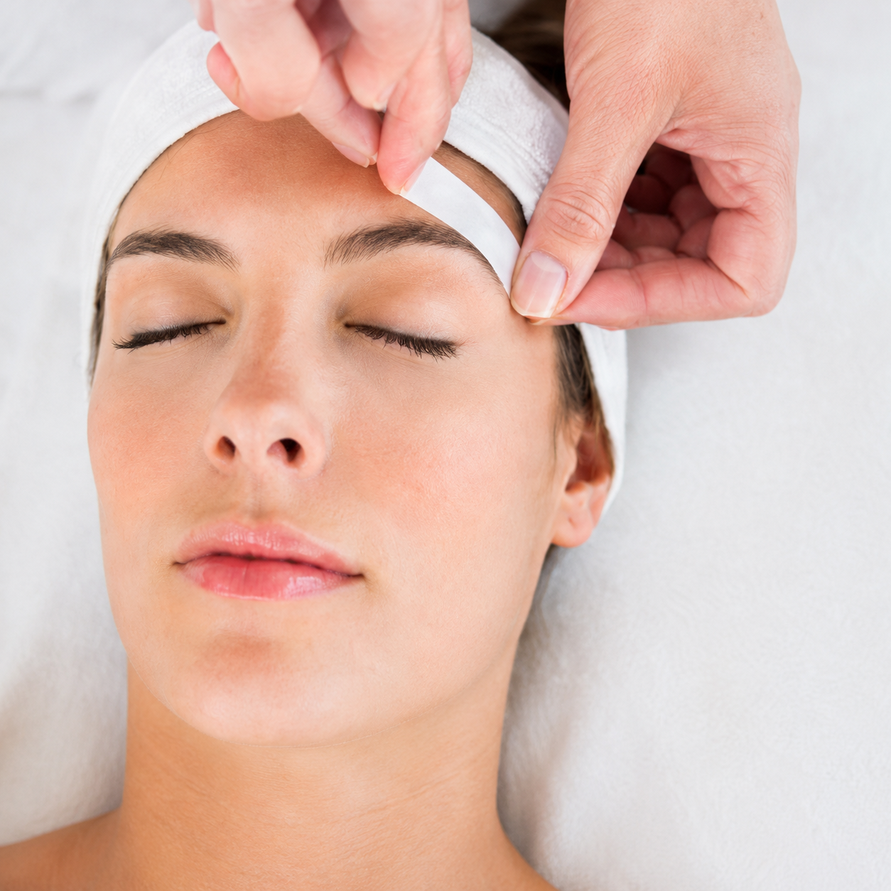 Threading at Delite Salon